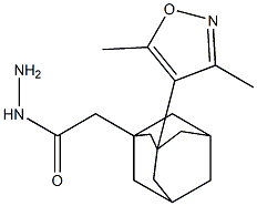 2-[3-(3,5-dimethyl-4-isoxazolyl)-1-adamantyl]acetohydrazide