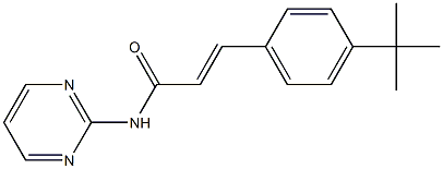 3-(4-tert-butylphenyl)-N-(2-pyrimidinyl)acrylamide