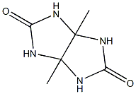 3a,6a-dimethyltetrahydroimidazo[4,5-d]imidazole-2,5(1H,3H)-dione 化学構造式