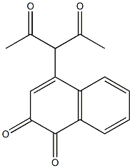 4-(1-acetyl-2-oxopropyl)-1,2-naphthalenedione