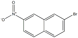 2-bromo-7-nitronaphthalene Structure