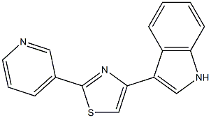  3-[2-(3-pyridinyl)-1,3-thiazol-4-yl]-1H-indole