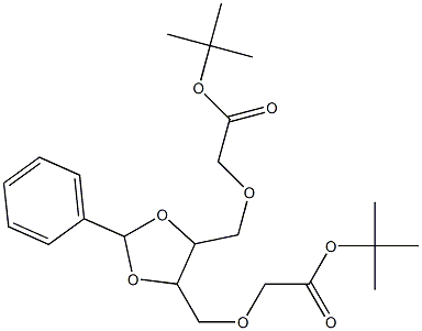  tert-butyl ({5-[(2-tert-butoxy-2-oxoethoxy)methyl]-2-phenyl-1,3-dioxolan-4-yl}methoxy)acetate