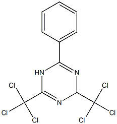 2-phenyl-4,6-bis(trichloromethyl)-1,4-dihydro-1,3,5-triazine
