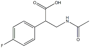  N-acetyl-3-(4-fluorophenyl)-beta-alanine