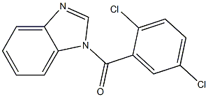 1-(2,5-dichlorobenzoyl)-1H-benzimidazole,,结构式