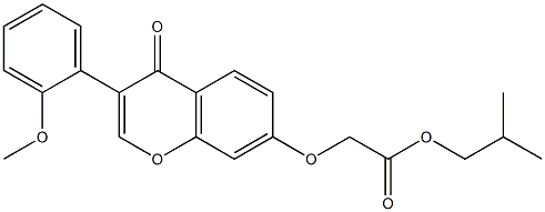 isobutyl {[3-(2-methoxyphenyl)-4-oxo-4H-chromen-7-yl]oxy}acetate