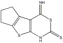  4-imino-1,5,6,7-tetrahydro-2H,4H-cyclopenta[4,5]thieno[2,3-d][1,3]thiazine-2-thione