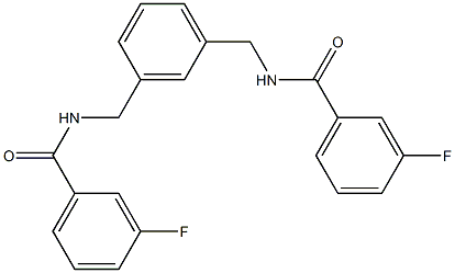 3-fluoro-N-(3-{[(3-fluorobenzoyl)amino]methyl}benzyl)benzamide