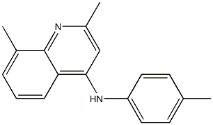 2,8-dimethyl-N-(4-methylphenyl)-4-quinolinamine Structure