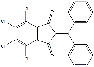 2-benzhydryl-4,5,6,7-tetrachloro-1H-indene-1,3(2H)-dione