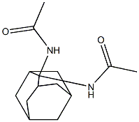 N-[2-(acetylamino)-2-adamantyl]acetamide Structure