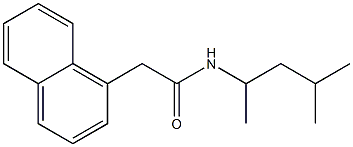  N-(1,3-dimethylbutyl)-2-(1-naphthyl)acetamide