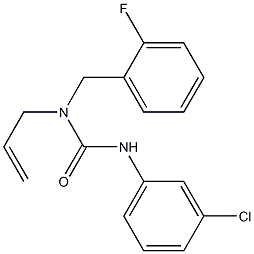 N-allyl-N'-(3-chlorophenyl)-N-(2-fluorobenzyl)urea
