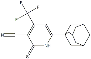 6-(1-adamantyl)-2-thioxo-4-(trifluoromethyl)-1,2-dihydro-3-pyridinecarbonitrile