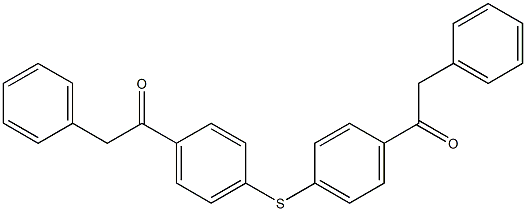 2-phenyl-1-(4-{[4-(phenylacetyl)phenyl]sulfanyl}phenyl)ethanone
