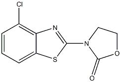 3-(4-chloro-1,3-benzothiazol-2-yl)-1,3-oxazolidin-2-one