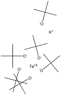 Potassium tantalum tert-butoxide, 10% w/v in tert-butanol (metals basis) Structure