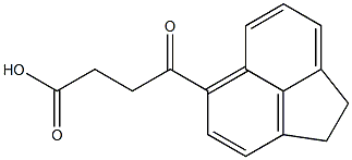 gamma-oxo-5-acenaphthenebutyric acid 结构式