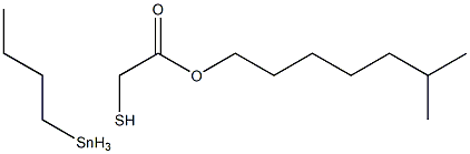巯基乙酸异辛酯一丁基锡,,结构式
