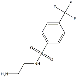 N-(2-Aminoethyl)-4-(trifluoromethyl)benzenesulfonamide Structure