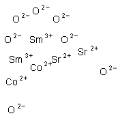 钐锶钴氧化物, , 结构式