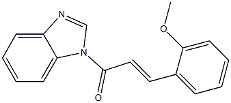 (E)-1-(1H-benzimidazol-1-yl)-3-(2-methoxyphenyl)-2-propen-1-one