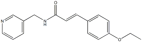 (E)-3-(4-ethoxyphenyl)-N-(3-pyridinylmethyl)-2-propenamide