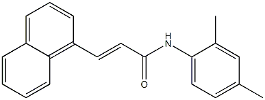 (E)-N-(2,4-dimethylphenyl)-3-(1-naphthyl)-2-propenamide