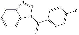 1H-1,2,3-benzotriazol-1-yl(4-chlorophenyl)methanone Structure