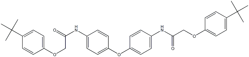 2-[4-(tert-butyl)phenoxy]-N-{4-[4-({2-[4-(tert-butyl)phenoxy]acetyl}amino)phenoxy]phenyl}acetamide