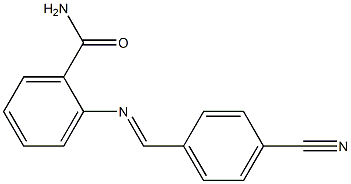 2-{[(E)-(4-cyanophenyl)methylidene]amino}benzamide