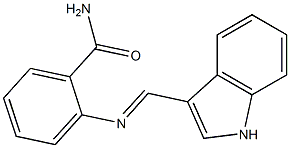 2-{[(E)-1H-indol-3-ylmethylidene]amino}benzamide