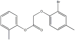 2-methylphenyl 2-(2-bromo-4-methylphenoxy)acetate