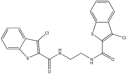  3-chloro-N-(2-{[(3-chloro-1-benzothiophen-2-yl)carbonyl]amino}ethyl)-1-benzothiophene-2-carboxamide