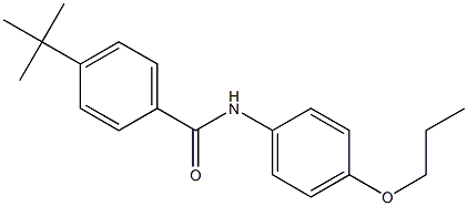 4-(tert-butyl)-N-(4-propoxyphenyl)benzamide Structure