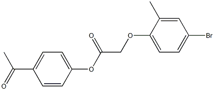 4-acetylphenyl 2-(4-bromo-2-methylphenoxy)acetate