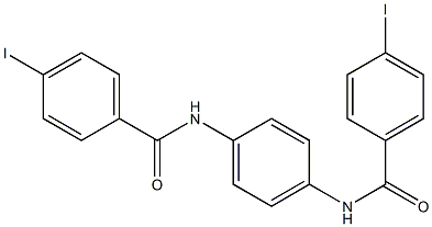 4-iodo-N-{4-[(4-iodobenzoyl)amino]phenyl}benzamide Structure