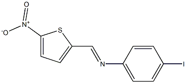 4-iodo-N-[(E)-(5-nitro-2-thienyl)methylidene]aniline