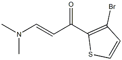 (E)-1-(3-bromo-2-thienyl)-3-(dimethylamino)-2-propen-1-one Structure