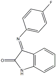3-[(4-fluorophenyl)imino]-1H-indol-2-one Structure