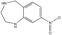 8-nitro-2,3,4,5-tetrahydro-1H-benzo[e][1,4]diazepine Structure