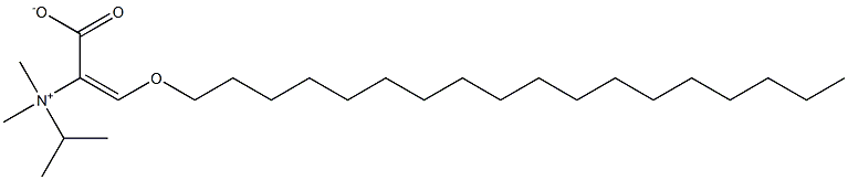 N,N-二甲基-N-十八烷氧基亚甲基甜菜碱, , 结构式