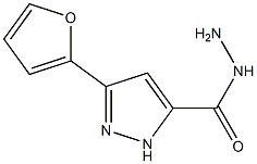 3-(呋喃-2-基)-1H-吡唑-5-羧肼,,结构式
