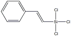 1-[トリクロロシリル]-2-フェニルエテン 化学構造式