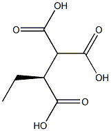 [S,(-)]-1,1,2-Butanetricarboxylic acid Struktur