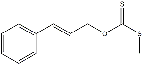 Dithiocarbonic acid S-methyl O-(3-phenyl-2-propenyl) ester Structure