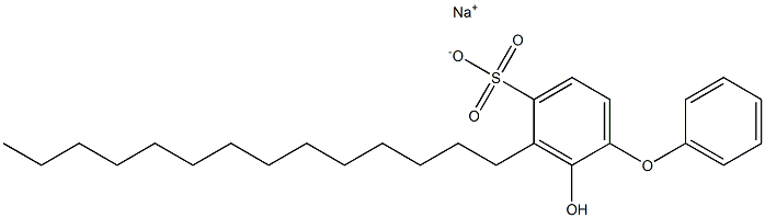 2-Hydroxy-3-tetradecyl[oxybisbenzene]-4-sulfonic acid sodium salt|
