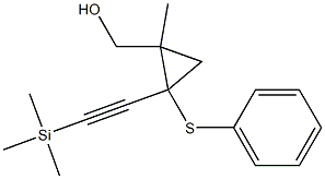 1-Phenylthio-1-(trimethylsilylethynyl)-2-(hydroxymethyl)-2-methylcyclopropane