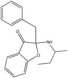  2-Benzyl-2-(1-methylpropylamino)benzofuran-3(2H)-one